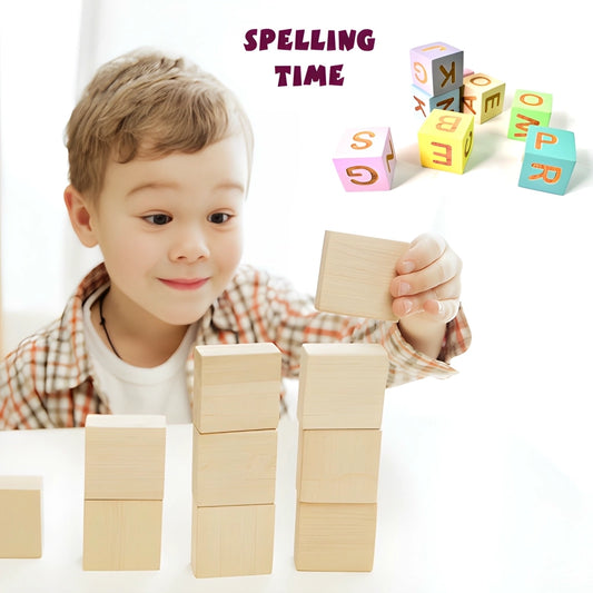 Wooden Alphabet Spelling Puzzle