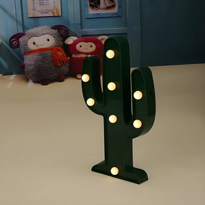 Led Cactus Light Desk Lamp