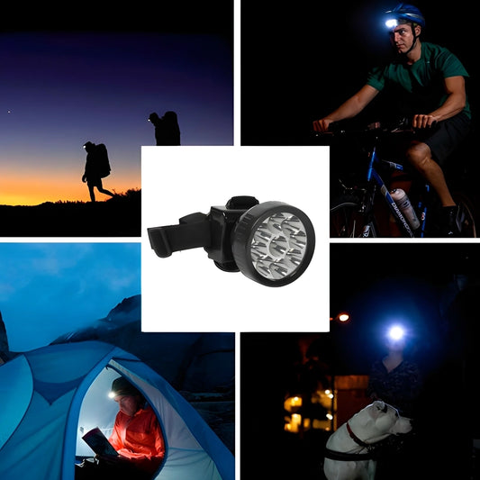 Rechargeable 9-LED Headlamp