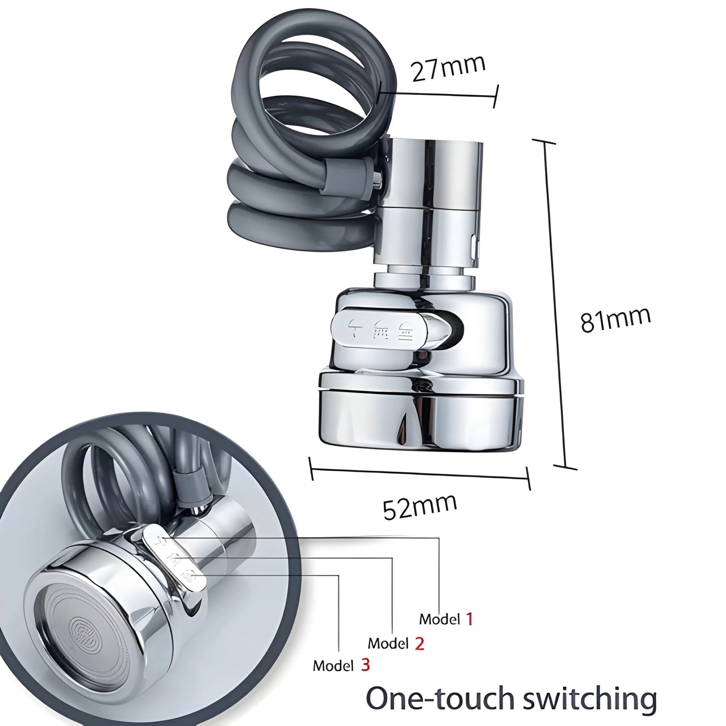 Water Faucet Extender Kitchen Sprayer