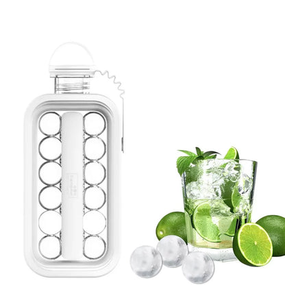 2-in-1 Ice Ball Maker Bottle
