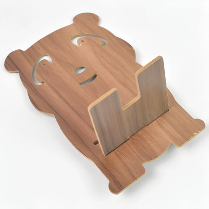 Wooden Cartoon Shape Design Mobile Stand