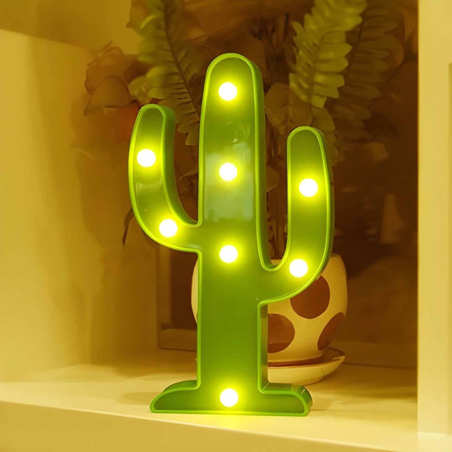 Led Cactus Light Desk Lamp