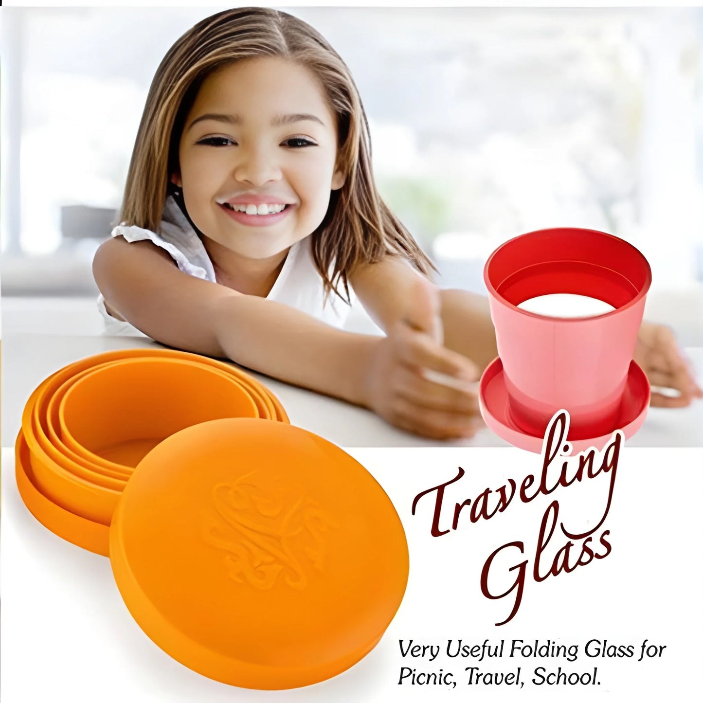 Unbreakable Magic Cupfolding Pocket Glass
