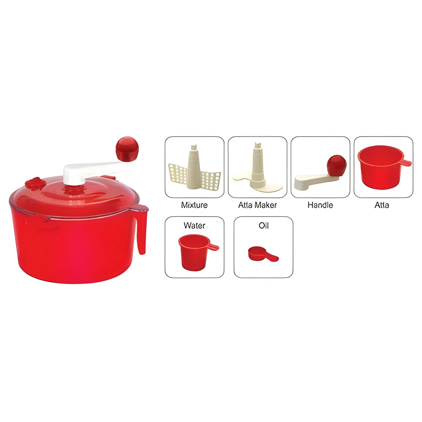 Unbreakable Plastic Dough Maker