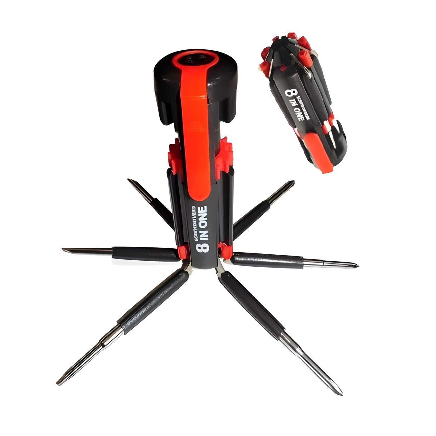 8-in-1 Folding Screwdriver with Light