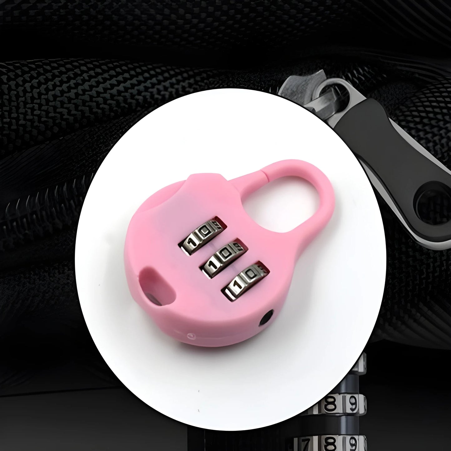 3-Digit Zipper Security Lock