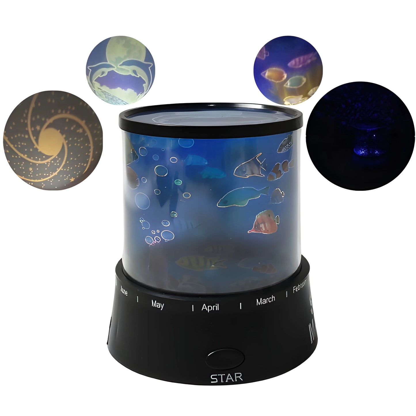 Musical Rotating Star Projector