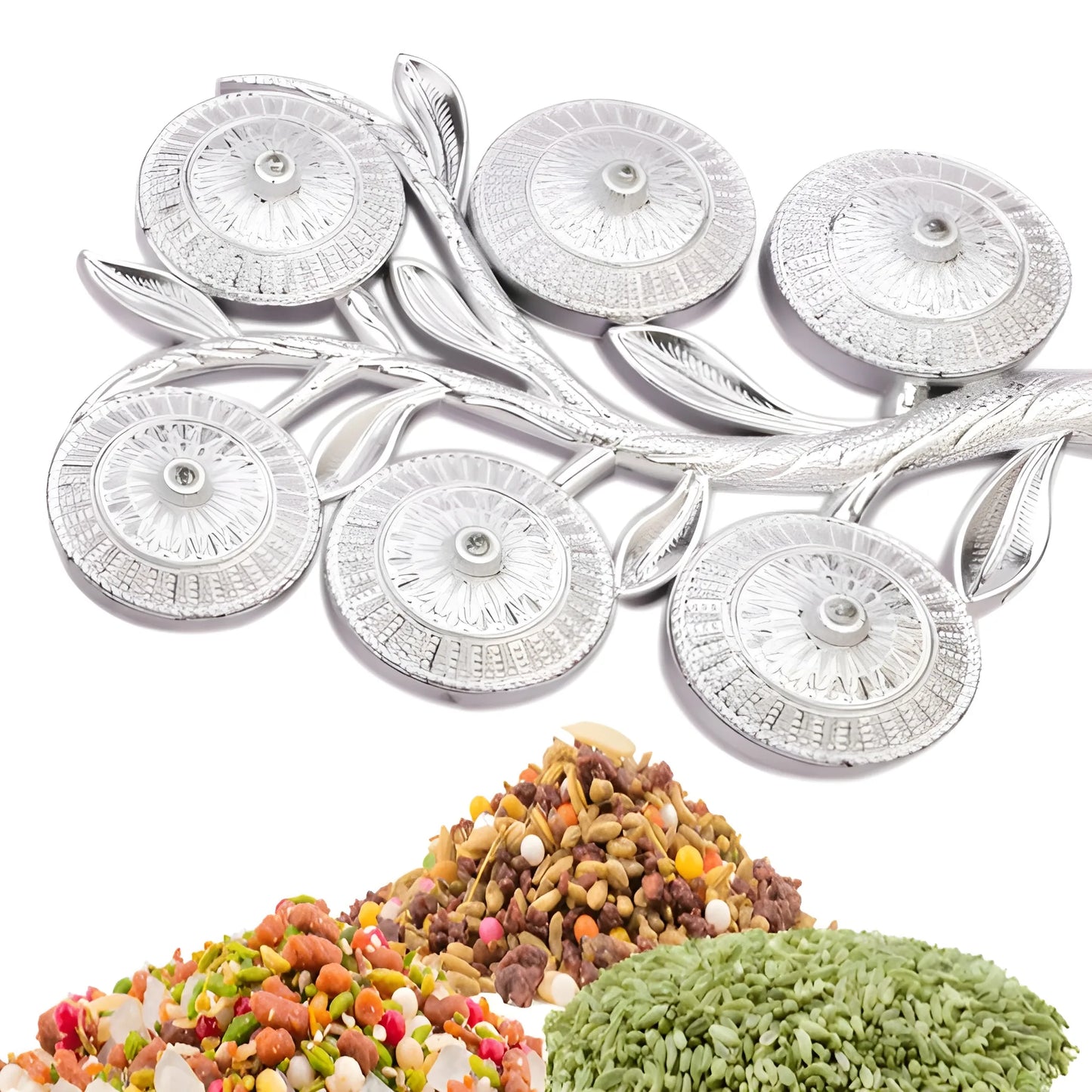 Tree-Shaped 6-Compartment Serving Tray