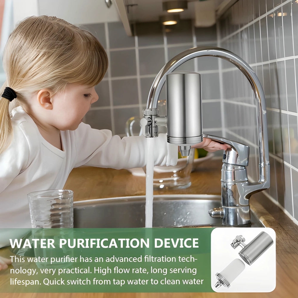 Stainless Steel Faucet Water Filter
