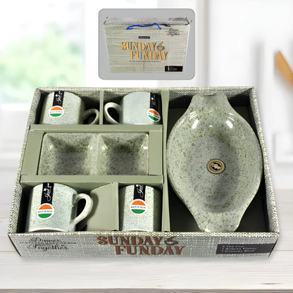 Sunday Funday Ceramic Tea Cups