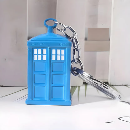 Vintage Police Box Keychain