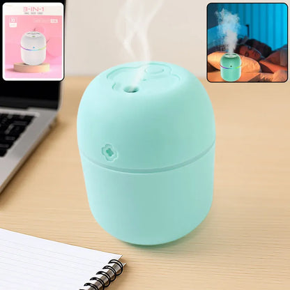 Portable  Mini Lighting Humidifier (250 Ml)