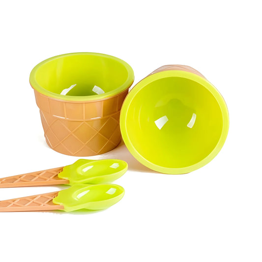 Waffle Cone Bowl Set