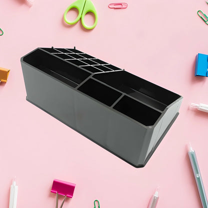 16-Compartment Makeup Organizer Box