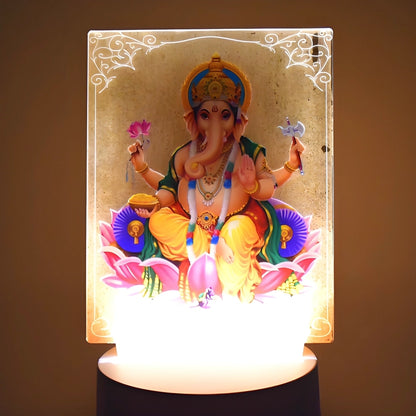3D Lord Ganesh LED Lamp