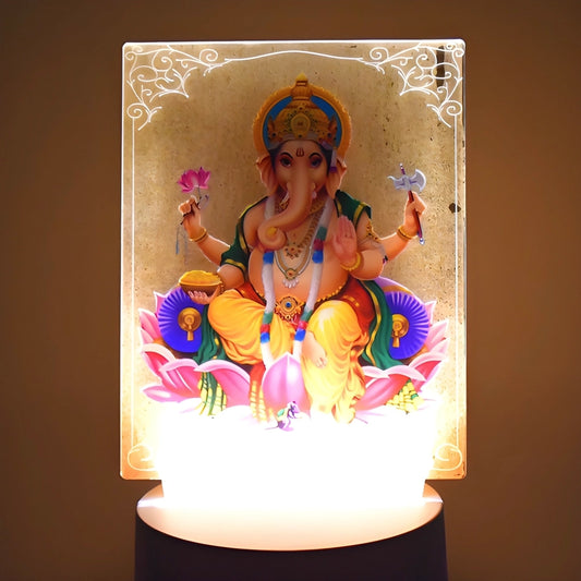 3D Lord Ganesh LED Lamp