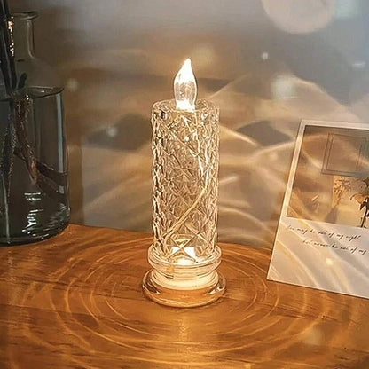 Rose Crystal LED Candle