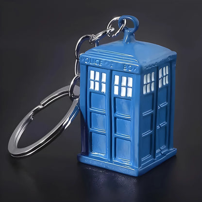 Vintage Police Box Keychain
