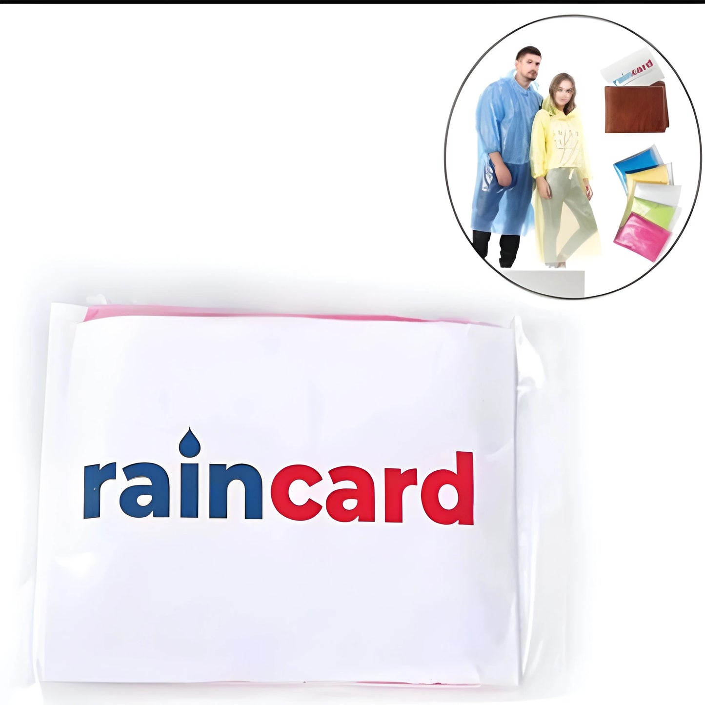 Wallet-Sized Emergency Raincoat