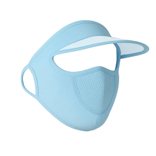Uv Protection Cap With Built-in Mask