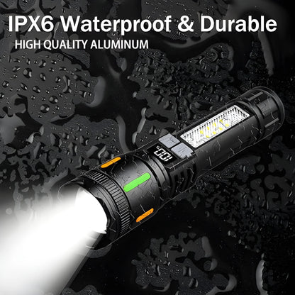 Led Torch High Lumens Fast Charging Flashlight