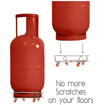 Stainless Steel Cylinder Trolley
