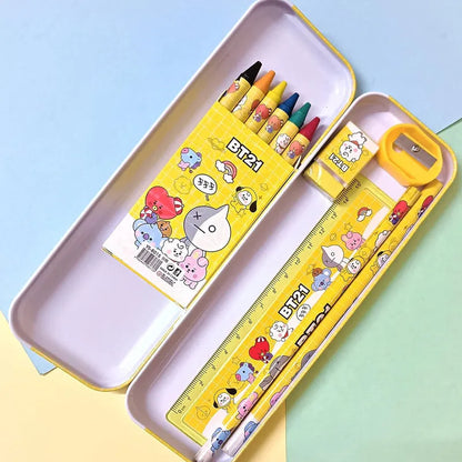 Stationery Kit For Kids (12 Pc Set)