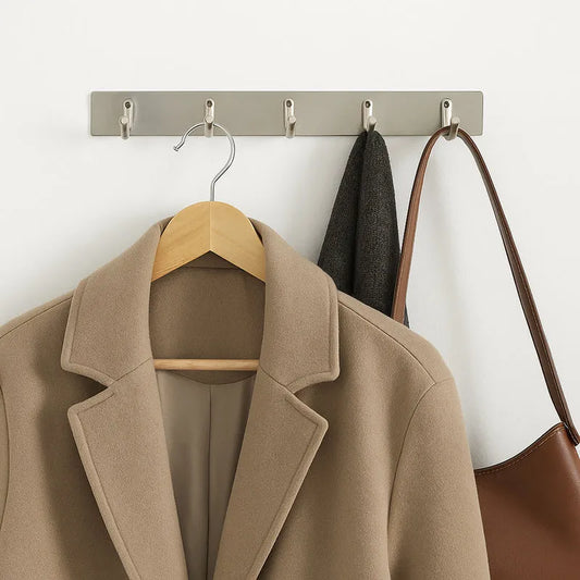 Wall Mounted Coat 5 Hook Rack (26x3)