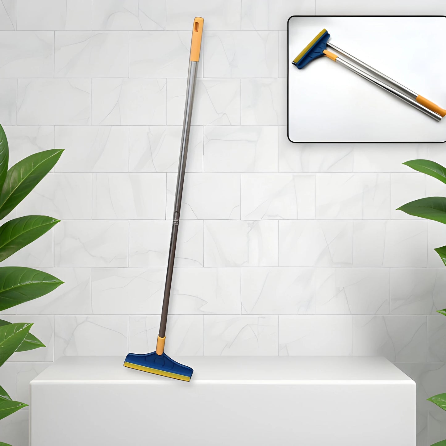 2-in-1 Rotating Floor Brush