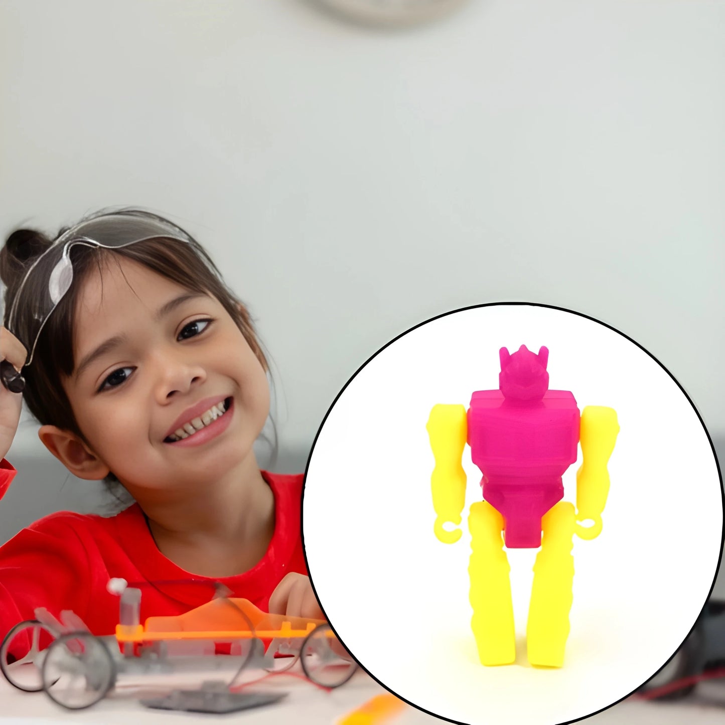 Transformable LED Robot