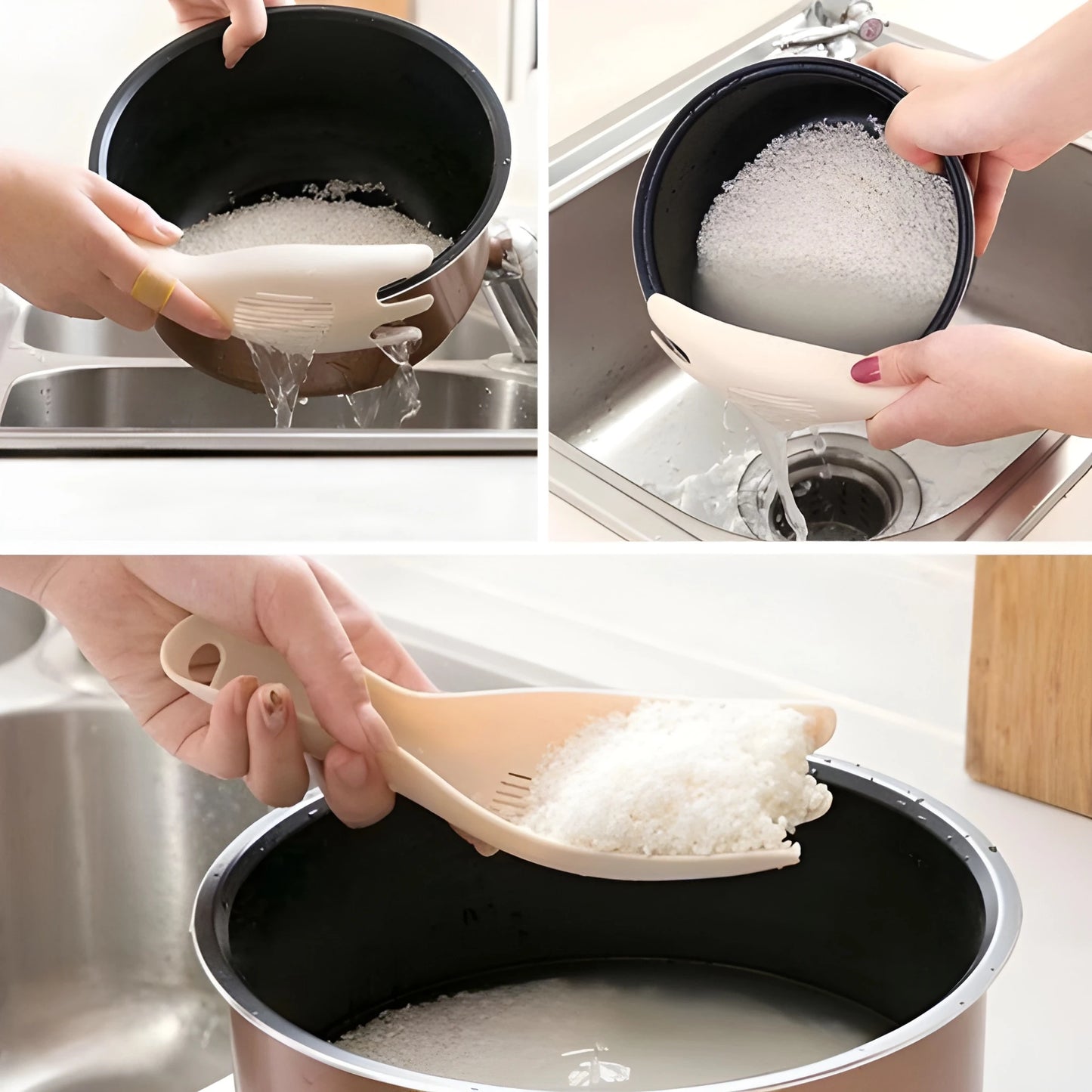 Strain & Wash Rice Spoon