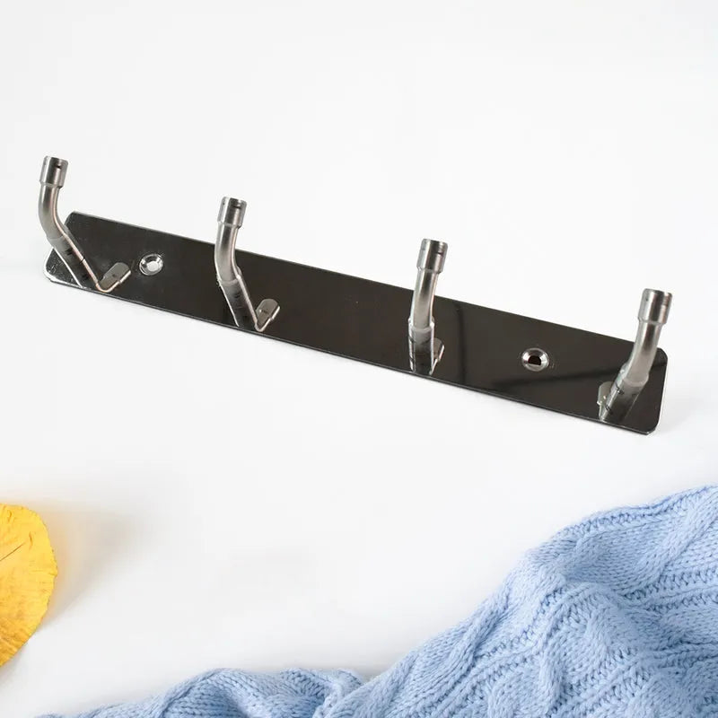 Stainless Steel 4 Hook Rack (20x3)