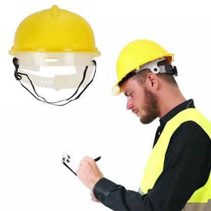 Yellow Plastic Construction Cap