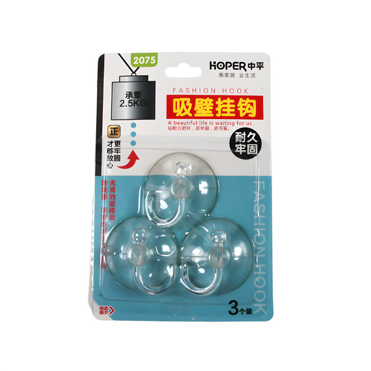 Transparent Suction Cup Hooks