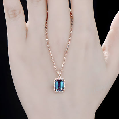 Stone Pendant Necklace Set