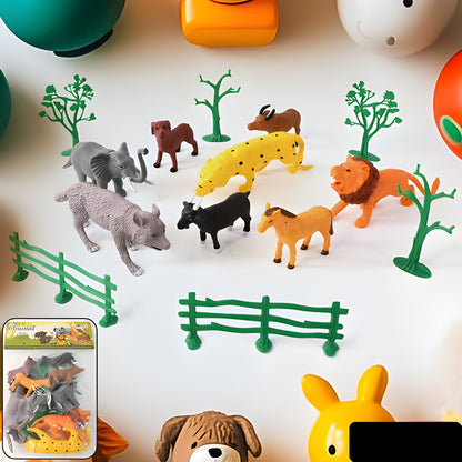 Wild Animal Toy Set
