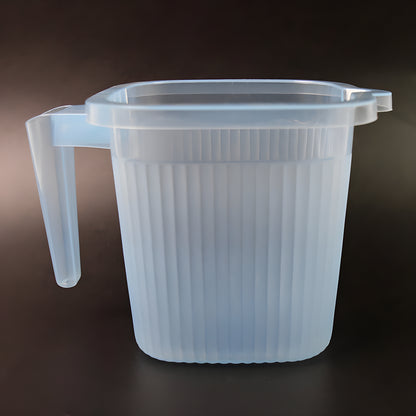 Transparent Plastic Bath Mug