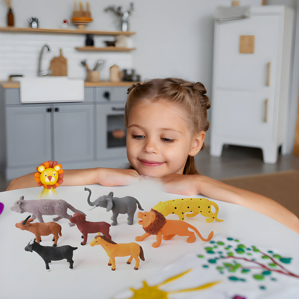 Wild Animal Toy Set