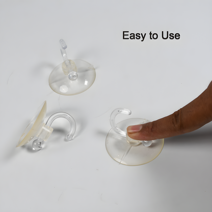Transparent Suction Cup Hooks