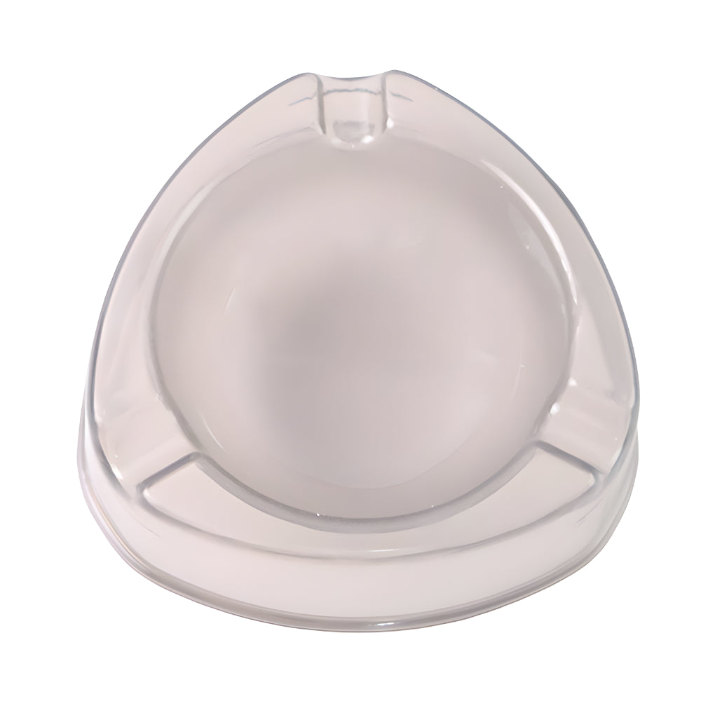 Transparent White Ashtray