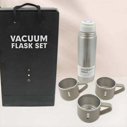 Vacuum Steel Flask Set