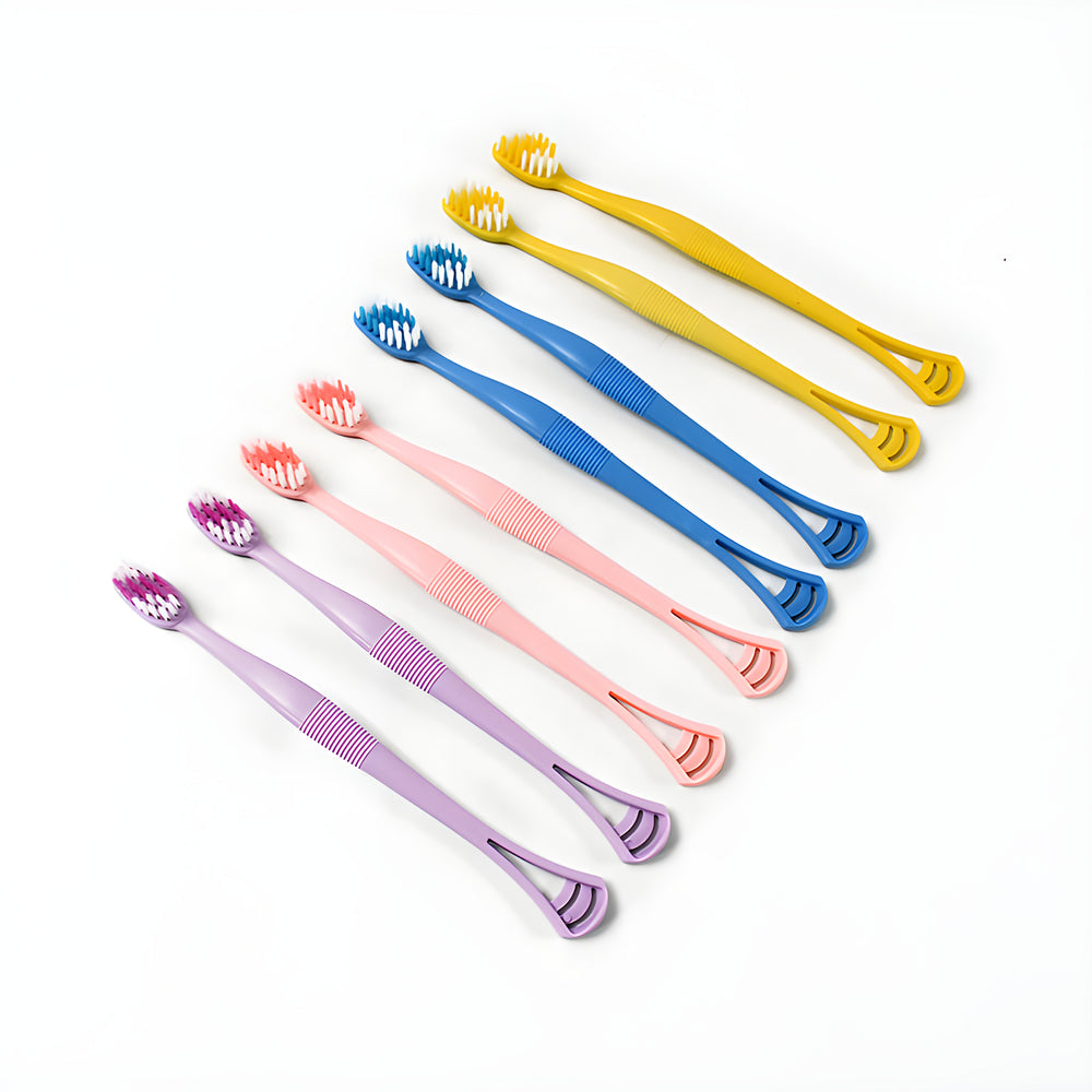 Toothbrush with Tongue Scraper