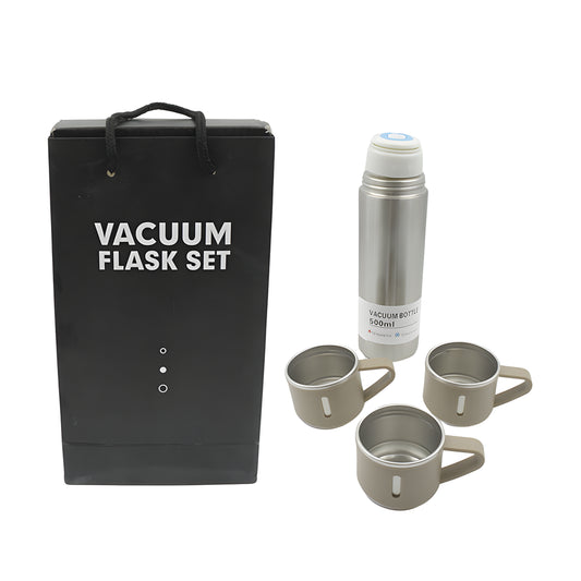 Vacuum Steel Flask Set
