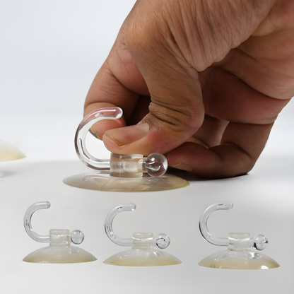 Transparent Suction Cup Hooks