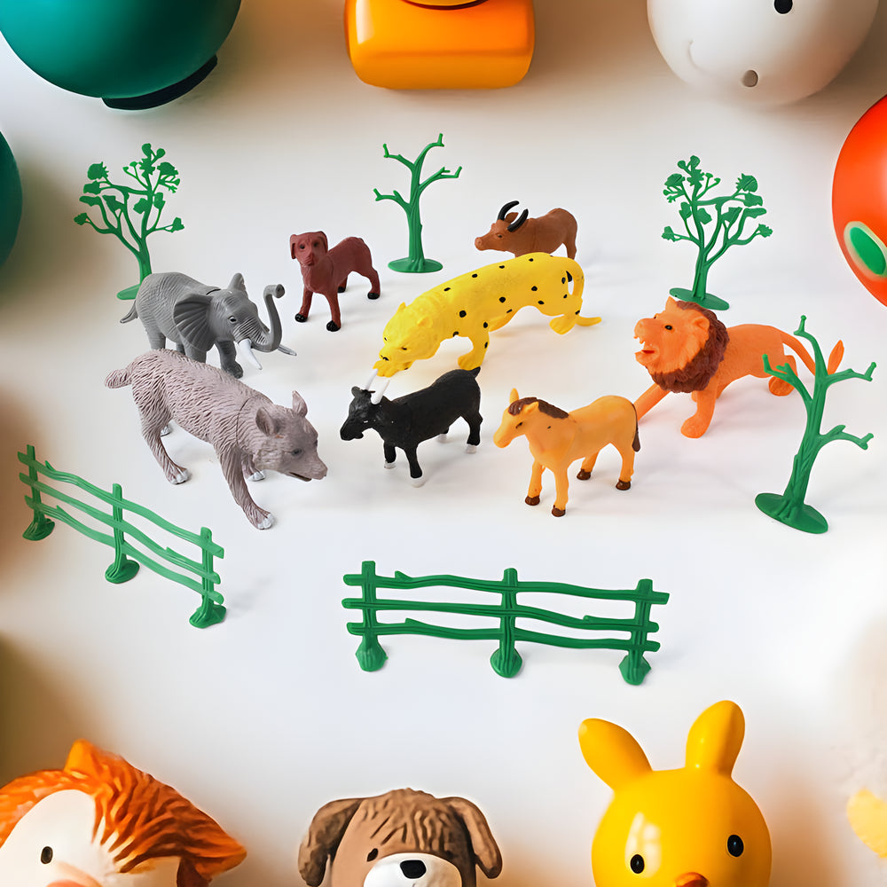 Wild Animal Toy Set