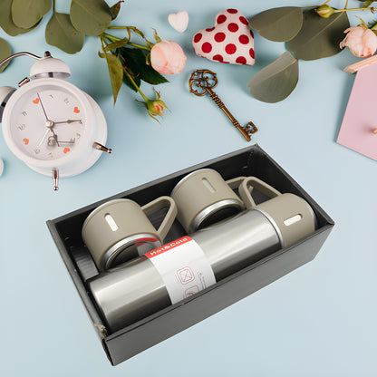 Vacuum Steel Flask Set
