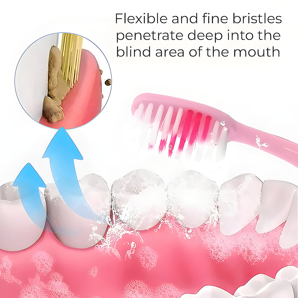 Toothbrush with Tongue Scraper