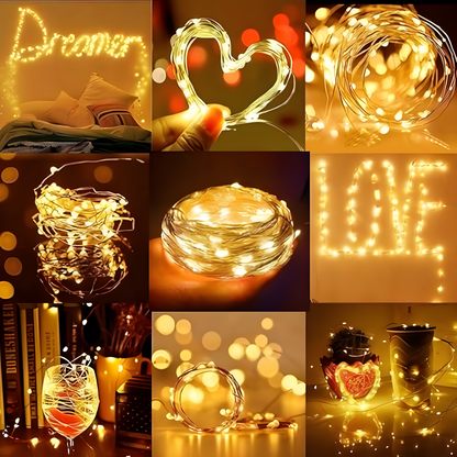 Copper Fairy String Lights