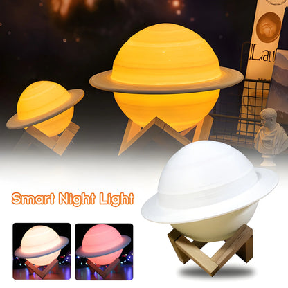 3d Saturn Lamp Home Decoration